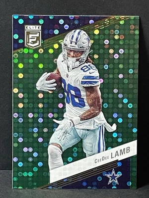 CeeDee Lamb 2023 Panini Donruss Elite #11 Green Disco 💎💎💎 - Image 1 of 2