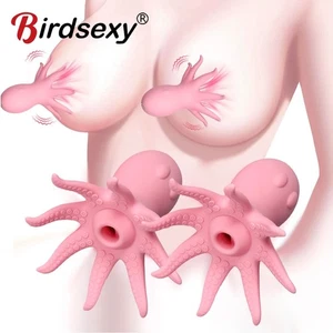 Teasing Nipple Clamps Electric Female Wearable Adjustable Nipples Suck for Women - Picture 1 of 15