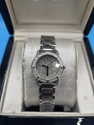 Bulova Ladies Special Edition Pave Diamond Watch. - Image 1 of 4