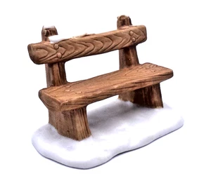 Homco Weihnachtsdorf Stück Bank Figur Figur Zubehör Vintage 2" - Bild 1 von 9