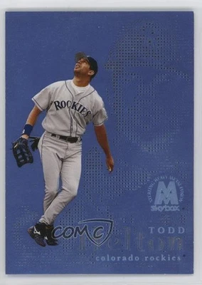 1999 Skybox Molten Metal Heavy Metal Fusion Sterling /500 Todd Helton #28F HOF - Image 1 of 2