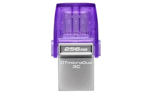 Kingston DataTraveler microDuo 3C USB Flash Drive 128GB USB Gen 3 Type-C and Typ - Afbeelding 1 van 5