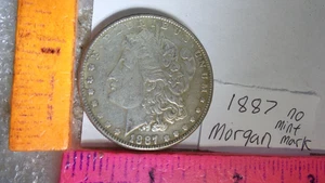 1887 Morgan Silver Dollar No mint mark - Bild 1 von 2