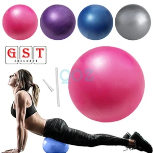 25cm Yoga Ball Sports Exercise GYM Pilates 4 Colors Home Fitness Balance Ball - Picture 1 of 16
