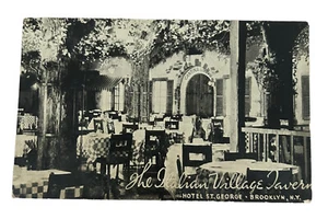 Postal The Italian Village Travern Hotel St George Brooklyn Nueva York (PC82) - Imagen 1 de 6