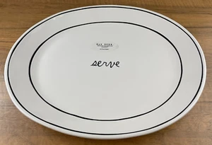 Rare Rae Dunn Artisan Collection Serve Serving Platter Country Farmhouse NEW - Bild 1 von 6
