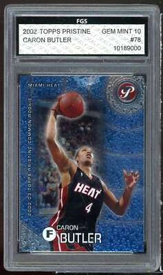 Caron Butler Rookie Card 2002-03 Topps Pristine #78 FGS 10 GEM MT - Image 1 of 2