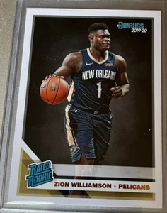 2019-20 Donruss 🔥 Zion Williamson 💎Rated Rookie Card RC #201 Pelicans - Picture 1 of 2