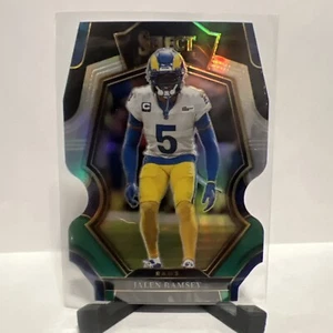 2022 Select Jalen Ramsey Premier Level Black & Green Die-Cut Prizm - Bild 1 von 2