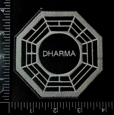 LOST Dharma Initiative TV SHOW  IRON OR SEW EMBROIDERY QUALITY PATCH  FAST Ship. - Image 1 of 3