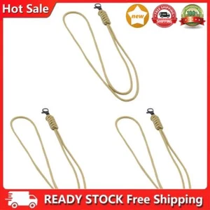 Outdoor Lighting Lanyard Reusable Camping Rope Hanging Phone Holder Cord (Khaki) - Photo 1/5