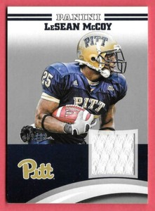 2016 LeSean McCoy Panini Pittsburgh Panthers Multi-Sport Silver Jersey 59/99