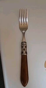 Vietri Aladdin Brilliant Tortoise DINNER FORK Flatware 18/10 Stainless - Picture 1 of 5
