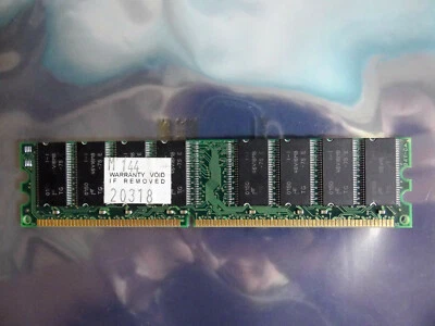 Micron Generic Memory Ram MT46V16M8 256MB DDR 266 Single Stick Untested Dimm - Image 1 of 2