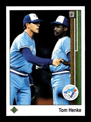 TOM HENKE ⚾ 1989 Upper Deck Baseball #264 Toronto Blue Jays - Image 1 of 2