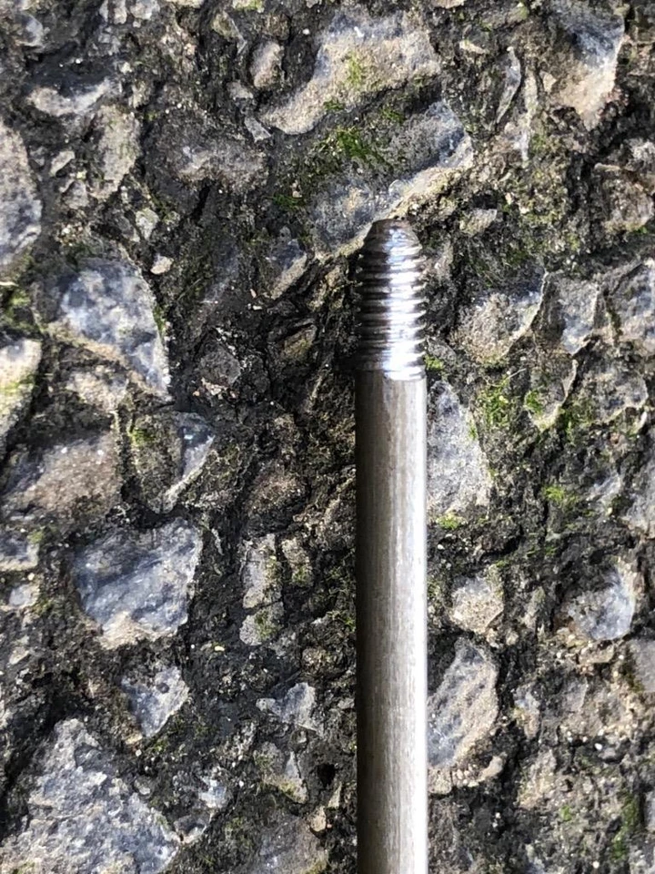 NEW 33" LONGCASE GRANDFATHER CLOCK THREADED 1/8" (5BA) BRIGHT STEEL PENDULUM ROD - Image 1 of 1