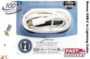 Remax USB-C to iPhone 8 Pin Cable Fast Charging | New | Free Fast Shipping - Picture 1 of 5