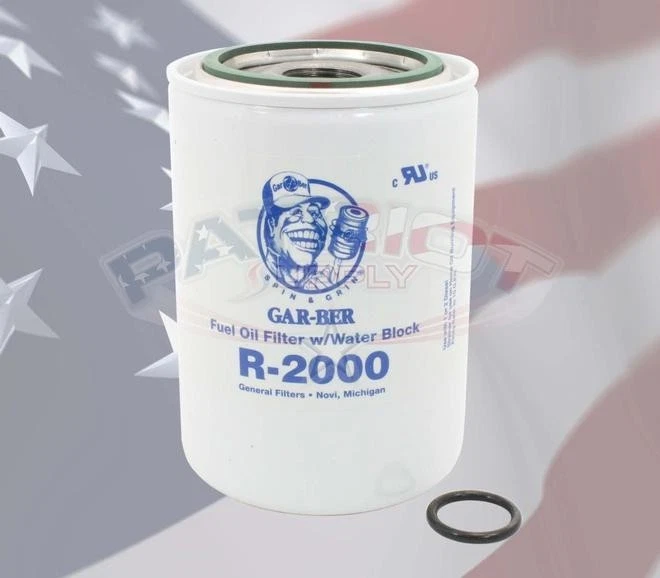 GAR-BER R2000 GENERAL 2630 SPIN ON OIL FILTER CARTRIDGE WITH WATER BLOCK