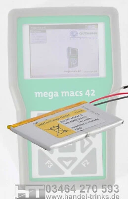 Batteria di ricambio Hella Gutmann Mega Macs MM42 DT66 MM42SE dispositivo diagnostico