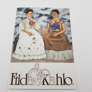 Frida Kahlo Postcard Souvenir From Museum In Mexico Self Portrait The Two Fridas - Picture 1 of 4