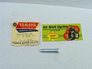 NOS YAMAHA FOOTREST CLEVIS PIN AT1 HT1 DT1 XS650 YZ80 214-27418-00 OEM  - Picture 1 of 3