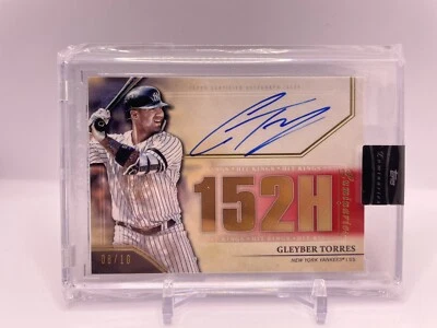 Gleyber Torres Luminaries 2020 On Card Auto 08/10! - Image 1 of 2