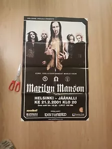 Póster de revista Ben Afleck 2001 concierto de Marilyn Manson Helsinki - Imagen 1 de 2