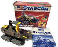 Vintage 1986 Starcom Shadow Raider Complete w Captain Battlecron-9 & Box