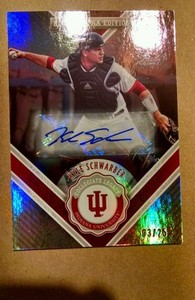 2015 ELITE EXTRA EDITION KYLE SCHWARBER AUTO COLLEGIATE LEGACY SIGNATURES 3/25