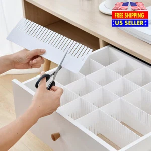 Separador organizador de almacenamiento 4 piezas ajustables hágalo usted mismo 14,5 * 2,75" - Imagen 1 de 12