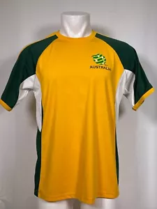 Australien Socceroos Fußball Soccer Cooper Sport Gold Trikot Shirt Herren LARGE - Bild 1 von 11