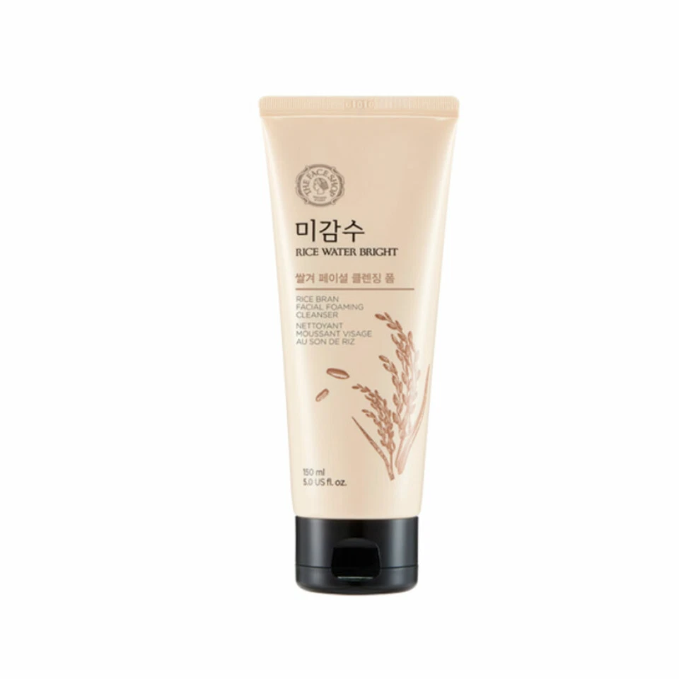 [THE FACE SHOP] Rice Water Bright Rice Bran Facial Foaming Cleanser - 150ml - image 1 of 1