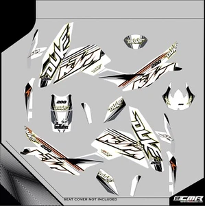 KIT Grafik Aufkleber Kristall für KTM DUKE 125 390 2011 - 2014 Motorrad - Bild 1 von 1