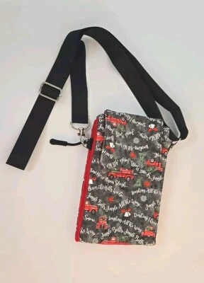 Bandolera Vacaciones Rojo Camión Temporada Nuevo Hecho a Mano Foto 1 de 4