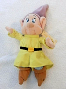 VINTAGE Walt Disney World Plush Dopey Dwarf 12" Beanbag Toy 1990's WITH TAGS - Picture 1 of 5