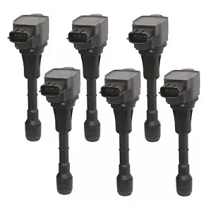 Hitachi OEM Set of 6 Ignition Coils Kit For EX37 G37 M37 Q60 Q70 QX50 QX70 370Z - Picture 1 of 1