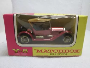 RARE MATCHBOX LESNEY Y-8 MODELS OF YESTERYEAR 1914 STUTZ NEW IN BOX! - Picture 1 of 5