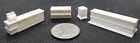 HO Scale Cafe Deli Furniture Mess Hall Cafeteria Diner White-unpainted