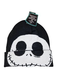 Jack Skellington roll down beanie w/ Mesh Mask NWT - Picture 1 of 3