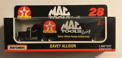 1993 #28 DAVEY ALLISON  TEXACO/MAC  MATCHBOX SUPER STAR TRANSPORTER 286          - Image 1 of 2