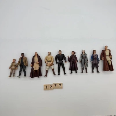 Lote de 9 figuras de acción de Star Wars. Anakin Obi Finn Rey Foto 1 de 4