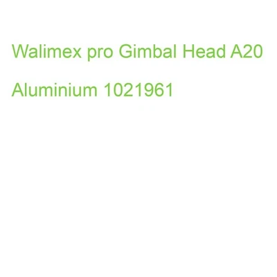 Walimex pro Gimbal Head A20 Aluminium 1021961 (4056929219616) - Bild 1 von 2