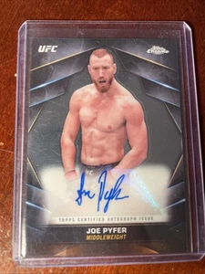Joe Pyfer Chrome Veteran Autographs Auto - 2024 Topps Chrome UFC #CVA-JPY - Picture 1 of 2