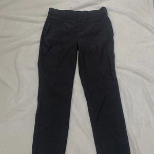 Simply Vera Wang Black Pull On Skinny Mid Rise Ankle Pants Womena Size Large - Picture 1 of 5