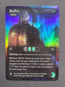 Kryptik TCG: 2022 "WULFRIC" Holo Testkarte 2! 1 von 80 Ever Made! Karte B - Bild 1 von 18