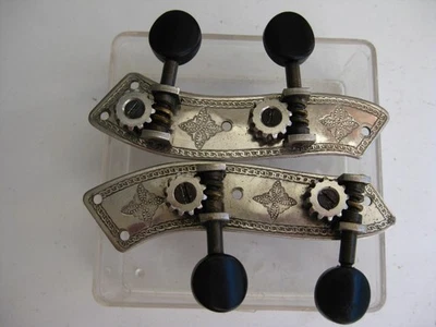 Vintage 1920's Fiddle Violin Geared Tuners Set by Waverly for Project Upgrade - Image 1 of 4