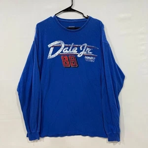 Y2K Dale Jr. 88 Long Sleeve T-Shirt Men’s XL Blue NASCAR Racing Tee Hendrick - Picture 1 of 5