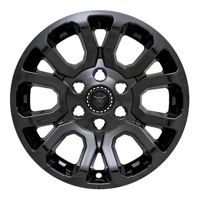 4 Tapacubos de rueda negros de 18" para GMC SIERRA 1500 YUKON 2014-19 Foto 1 de 3