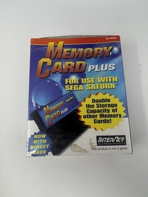 InterAct Memory Card Plus 8 Megabits Double Storage Sega Saturn SV-465 Open Box