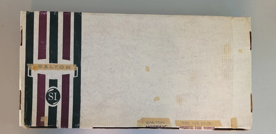 Calentador de alimentos automático Salton H-140 Hotray de colección con caja original, cable y perilla Foto 1 de 4